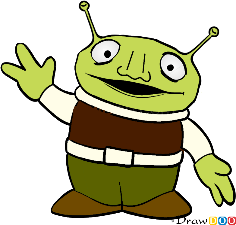 Aliran-shronk - Toy Story Line Drawing Clipart (800x800), Png Download