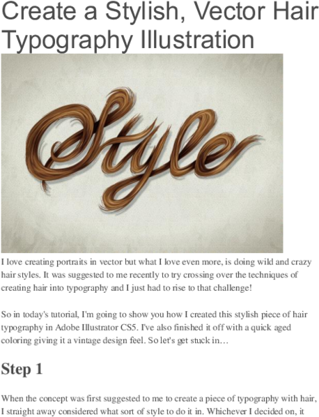 Docx - Hair Font Photoshop Clipart (600x776), Png Download