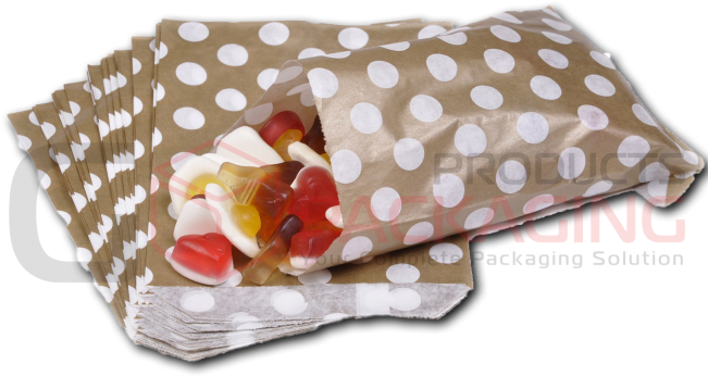 Polka Dot Candy Bags - Coin Purse Clipart (650x488), Png Download