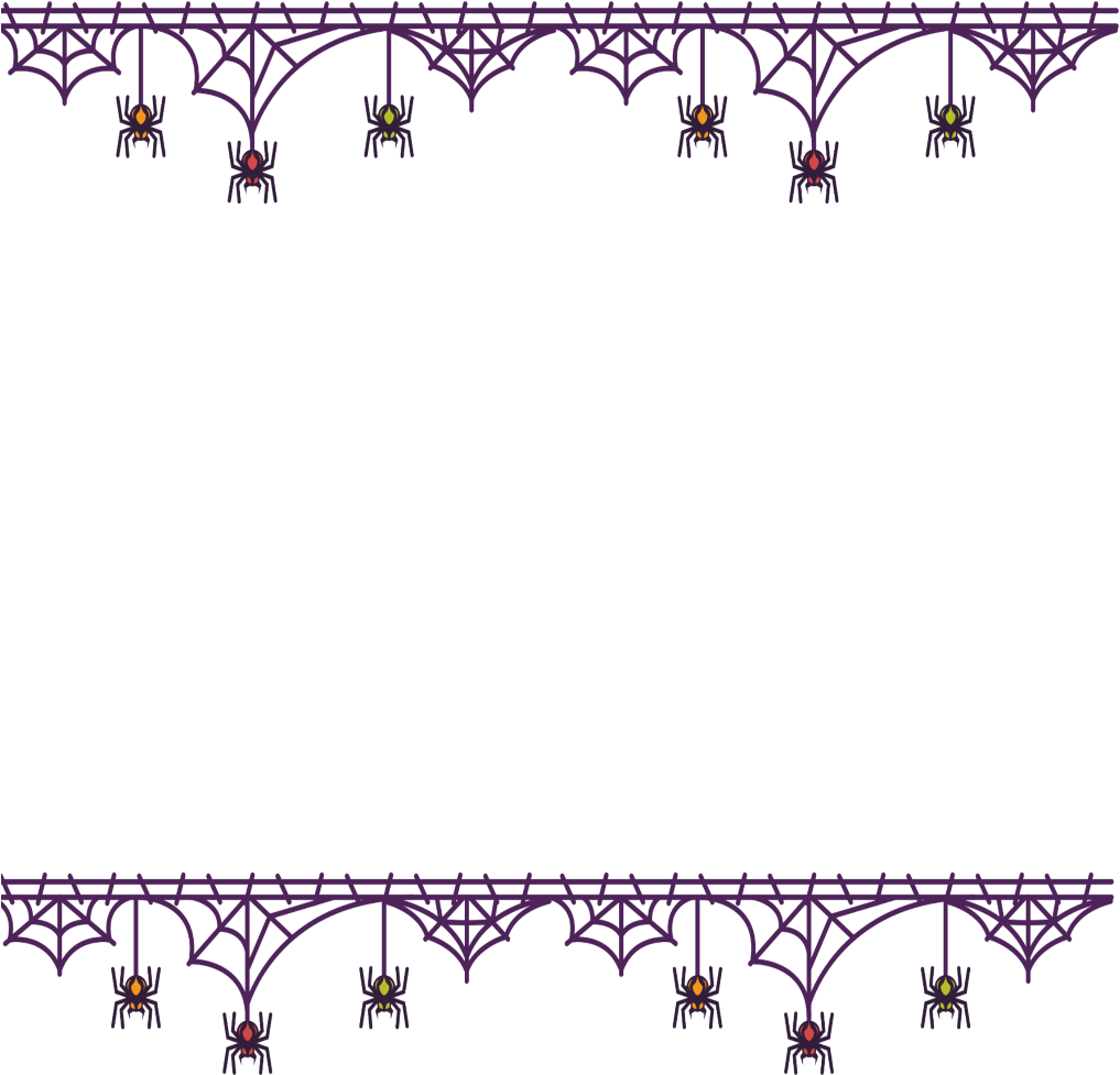 #mq #purple #border #borders #spiders #halloween - Circle Clipart (1024x1024), Png Download