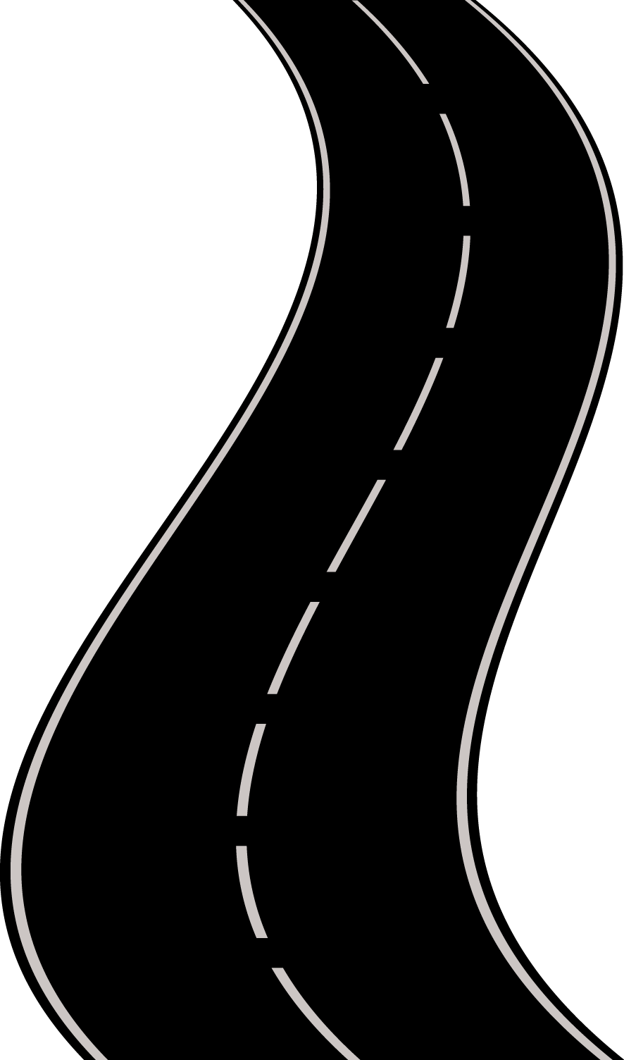 Download Road Highway Animation - Animated Curvy Road Clipart Png