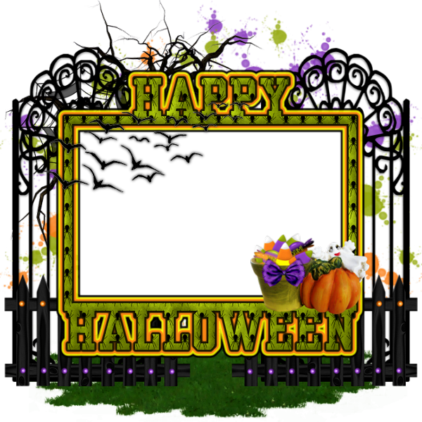 Png Halloween Cluster Frames , Png Download - Halloween Cluster Frames Clipart (600x600), Png Download