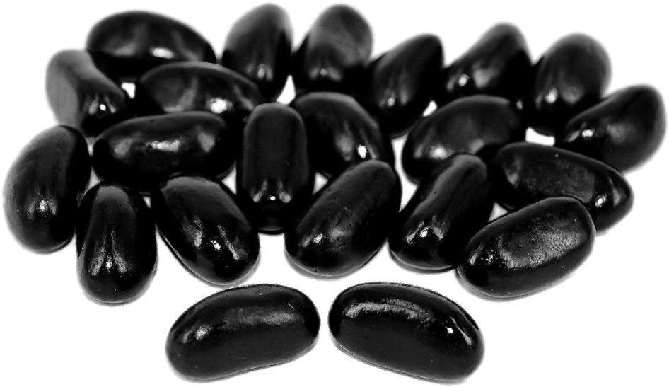 Black Jellybeans - Jelly Black Clipart (1024x692), Png Download