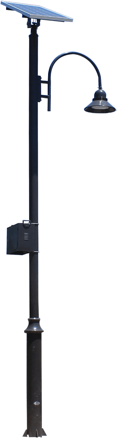 Lumina Solar Street Lighting - Umbrella Clipart (411x1538), Png Download