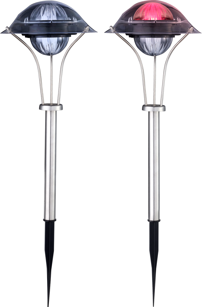 Modern Led Solar Lamp Made Of Stainless Steel, Plastic - Light Fixture Clipart (660x1000), Png Download