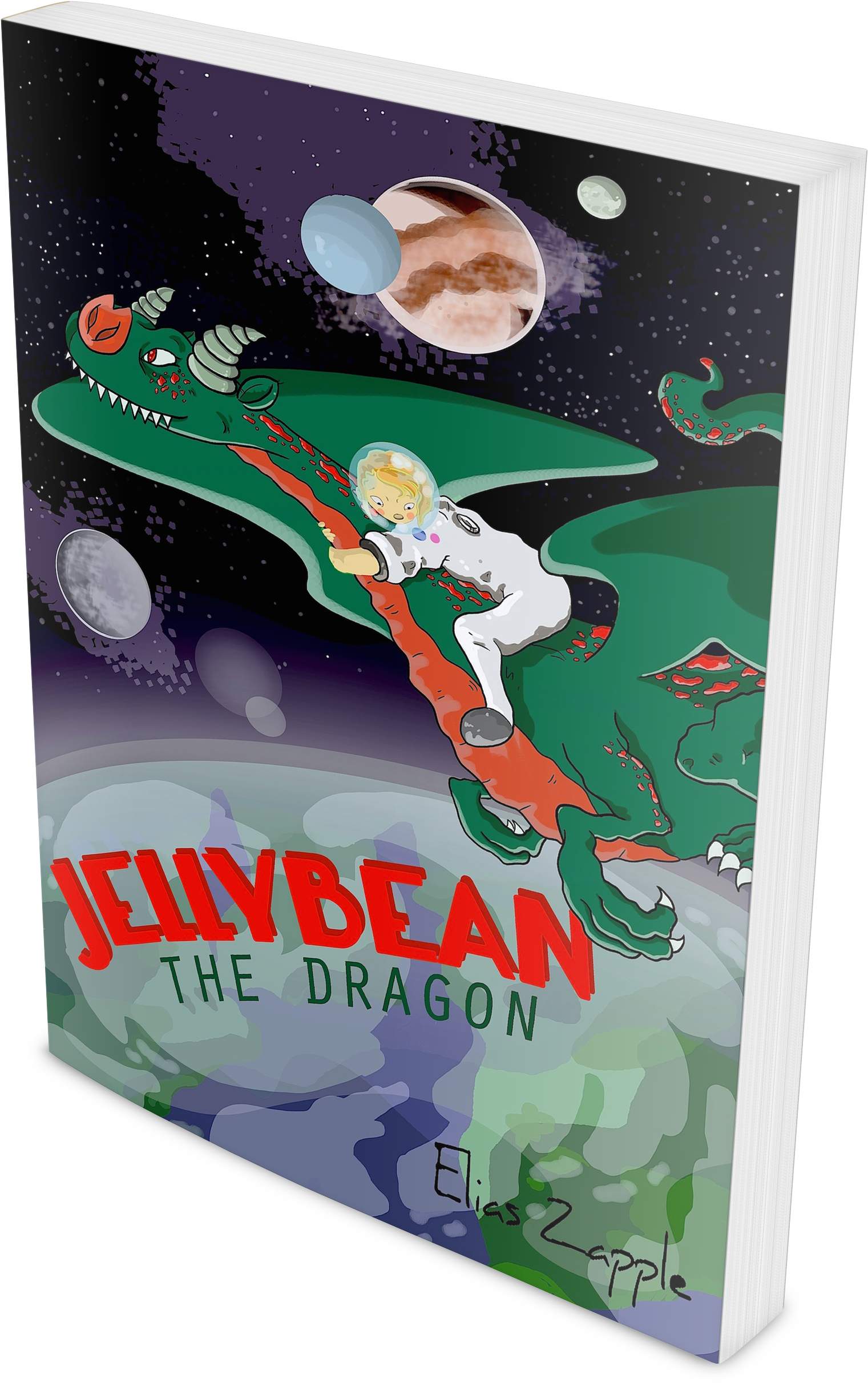 Jellybean Is A Clumsy Dragon Clipart (2000x2703), Png Download