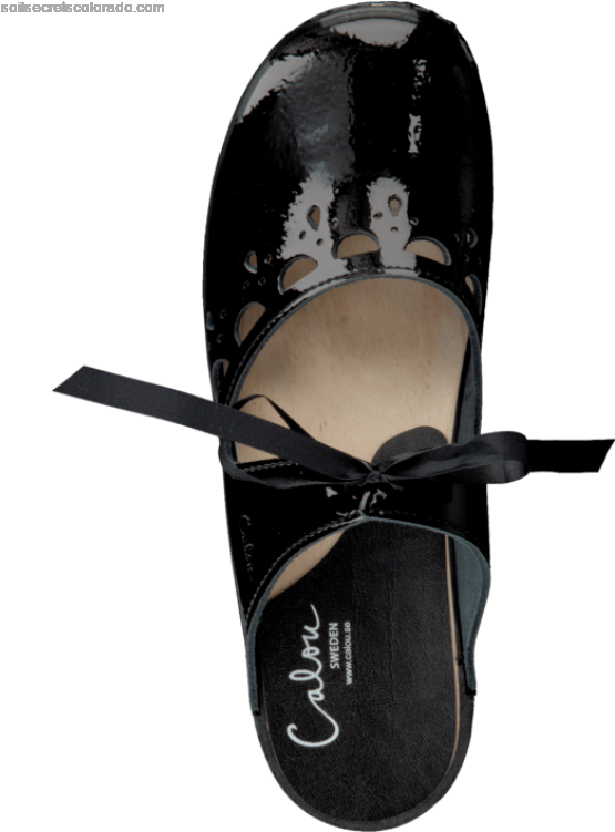 Women's Calou Knyta Black Patent - Suede Clipart (600x750), Png Download