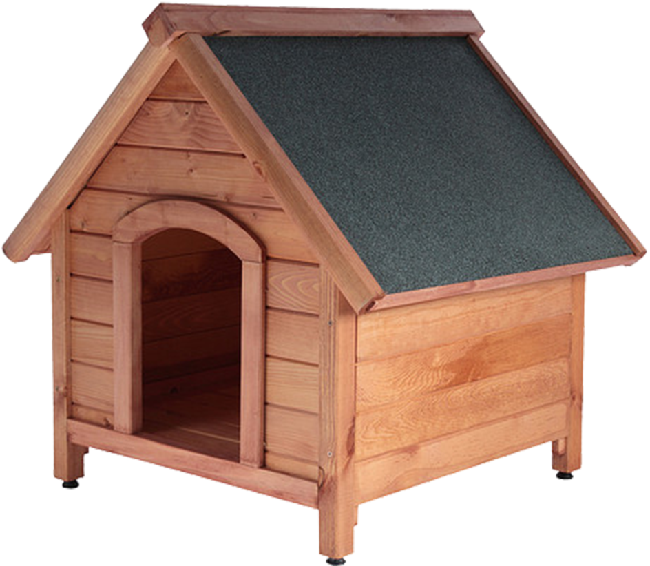 Brown Dog House - Къща За Куче Размери Clipart (944x822), Png Download