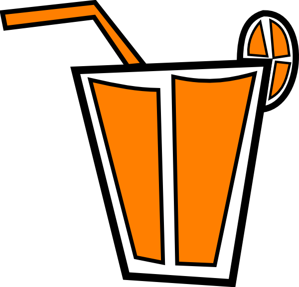Orange Smoothie Clip Art - Png Download (600x577), Png Download