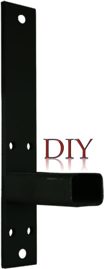 Diy Pony Wall Support - Wood Clipart (559x939), Png Download