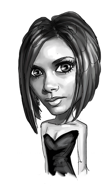 Funding Circle - Brilliant Minds - Victoria Beckham - Illustration Clipart (550x760), Png Download