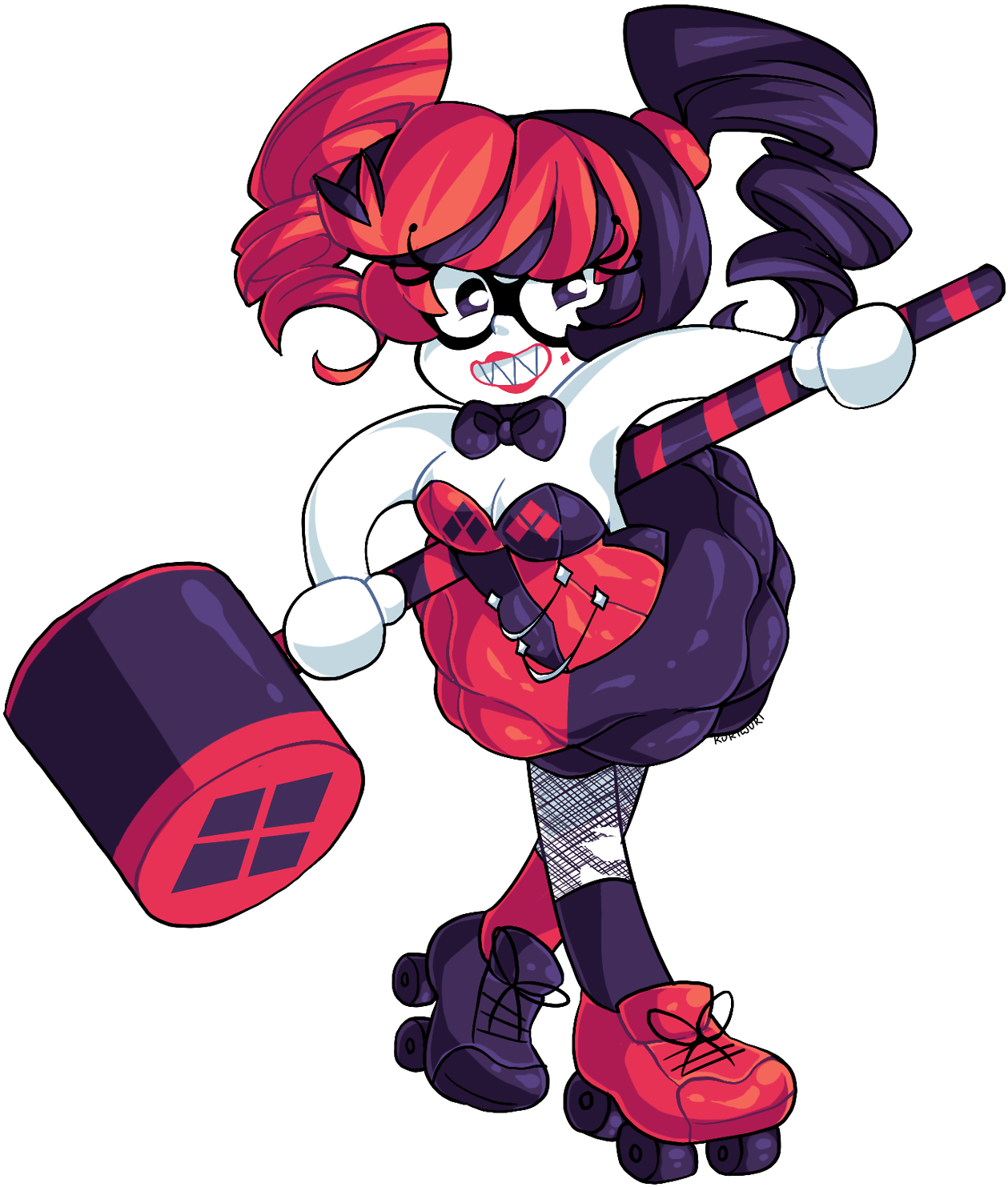 Lego Harley Quinn Fan Art Clipart (1280x1554), Png Download