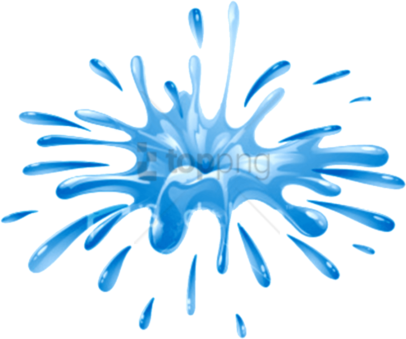 Free Png Water Splash Png Clipart Png Image With Transparent - Splash Vector (850x786), Png Download