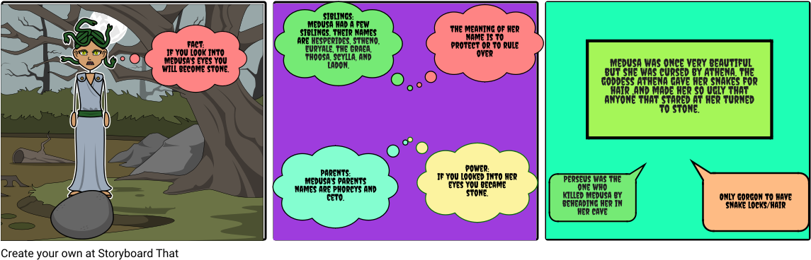 Medusa Greek Mythology Clipart (1164x385), Png Download