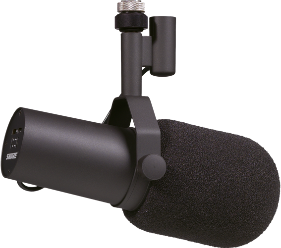 Shure Sm7b Transparent Clipart (1674x500), Png Download