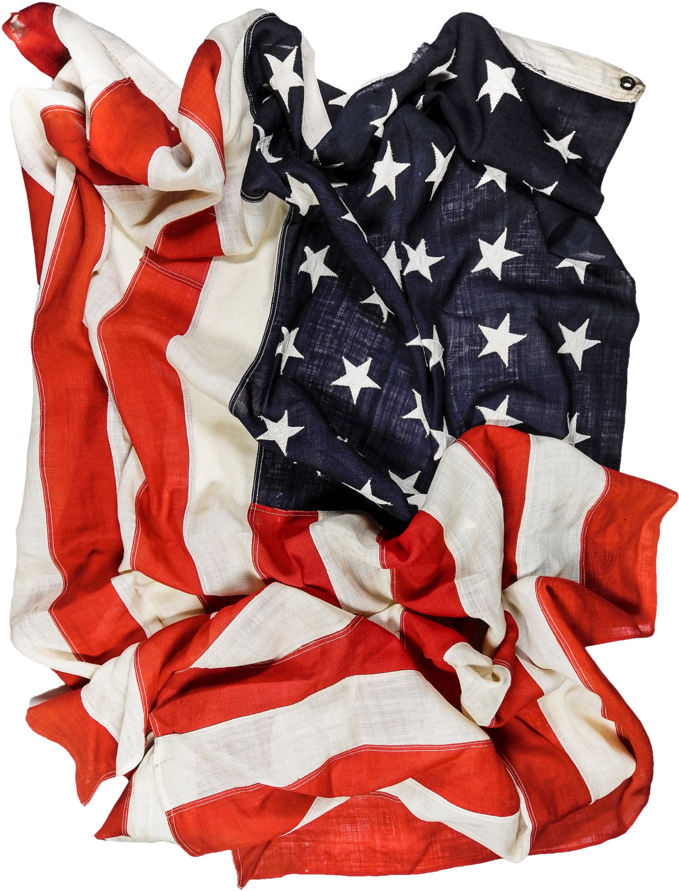 Vintage American Flag - Christmas Stocking Clipart (1000x1250), Png Download
