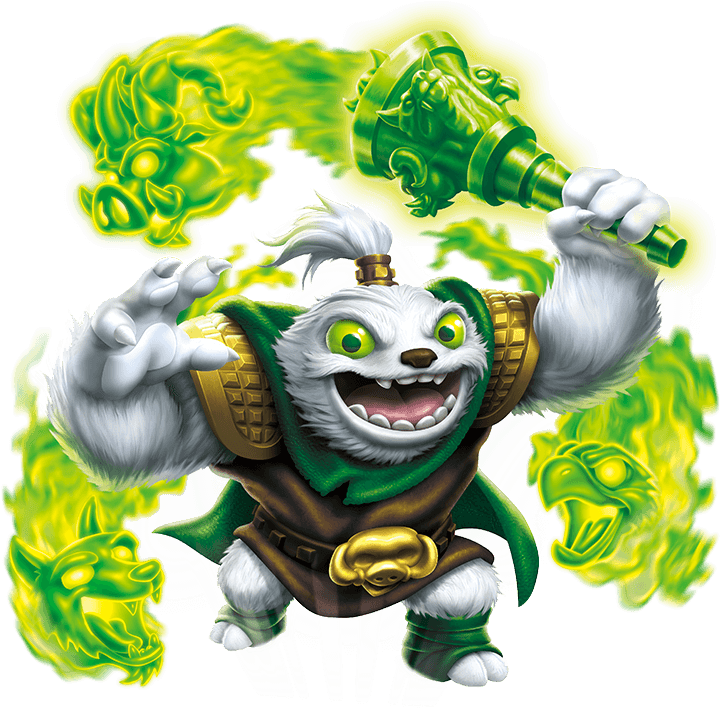 Zoo Clipart Transparent - Skylanders Zoo Lou - Png Download (897x816), Png Download