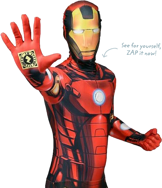 Territory - Zappar Iron Man Clipart (544x615), Png Download