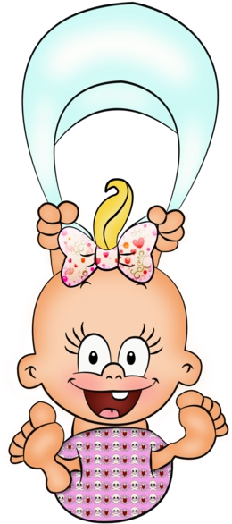 Baby Girl Cartoon Clipart Height - Baby Girl Cartoon - Png Download (600x600), Png Download