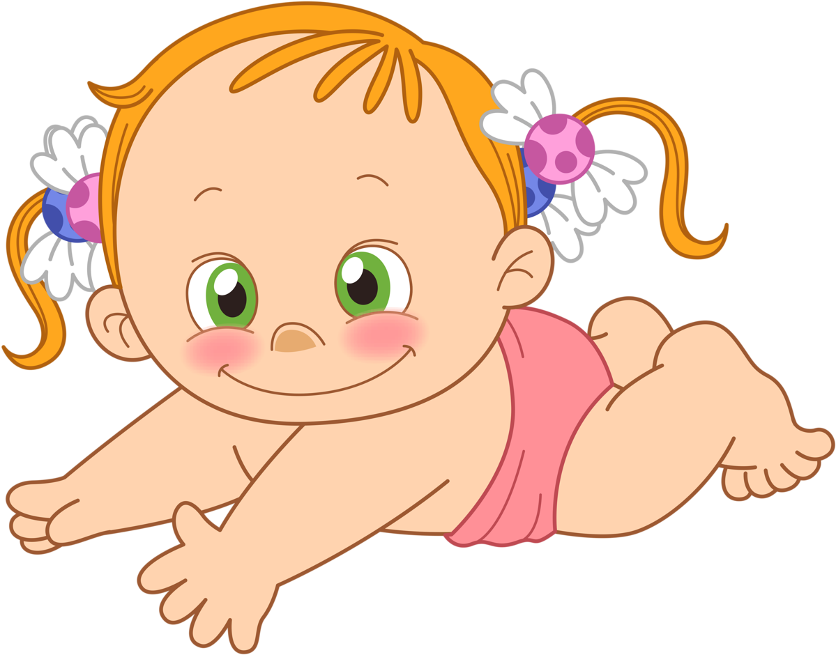 Bebê & Gestante Baby Girl Clipart, Baby Shower Images, - Animated Baby Crawl Png Transparent Png (1280x981), Png Download