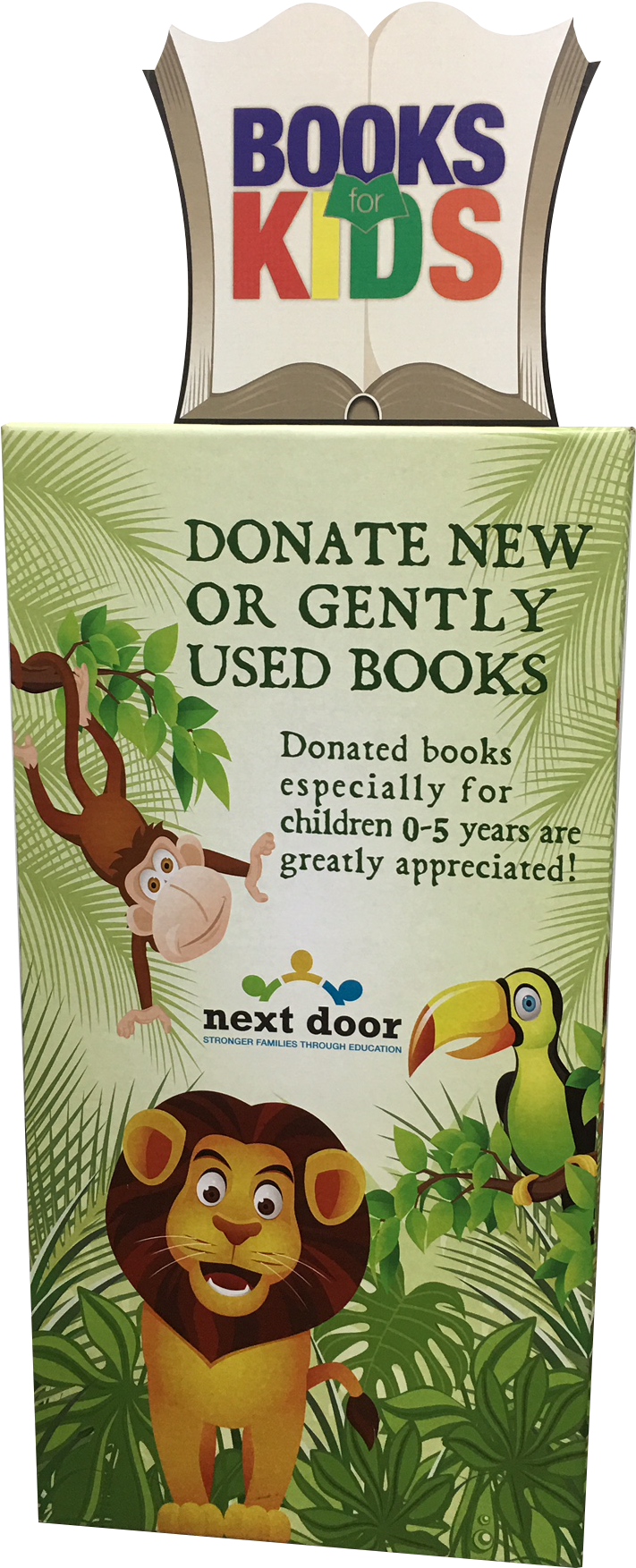 Books For Kids - Next Door Foundation Clipart (741x1785), Png Download