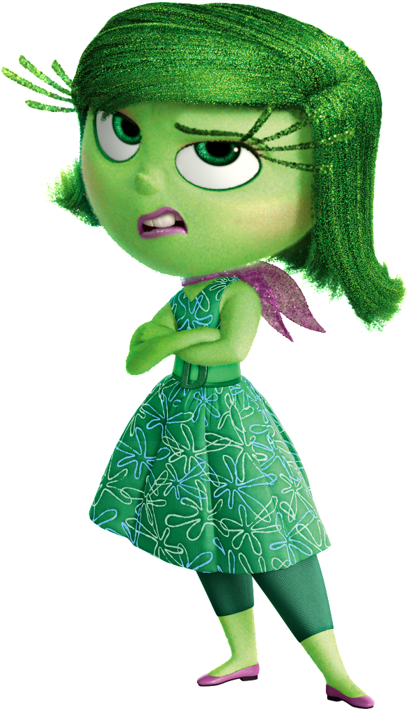 Disgust - Disgust Inside Out Characters Clipart (631x1024), Png Download