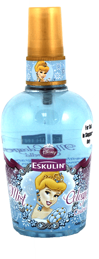 Eskulin Disney Princess Cinderella Mist Cologne - Cologne Eskulin Clipart (1000x1000), Png Download