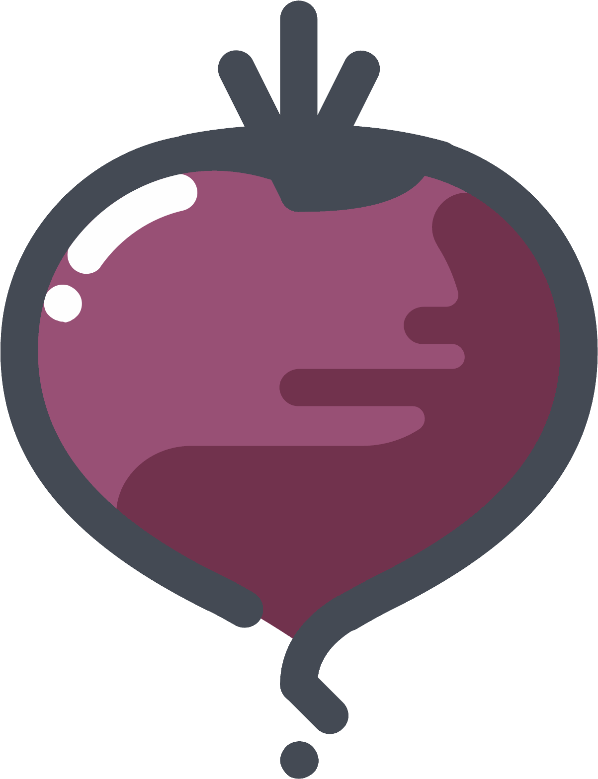 Beetroot Icon Free Download Clipart Library Download - Beetroot Icon - Png Download (1203x1568), Png Download