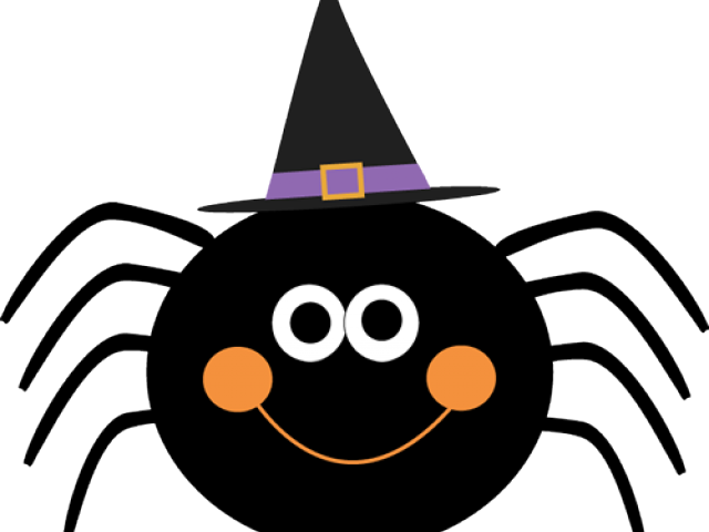 Halloween Clipart Clipart Cute Halloween Spider - Halloween Clip Art Free - Png Download (640x480), Png Download