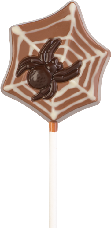 Lolly Halloween "spider" - Chocolate Clipart (800x800), Png Download
