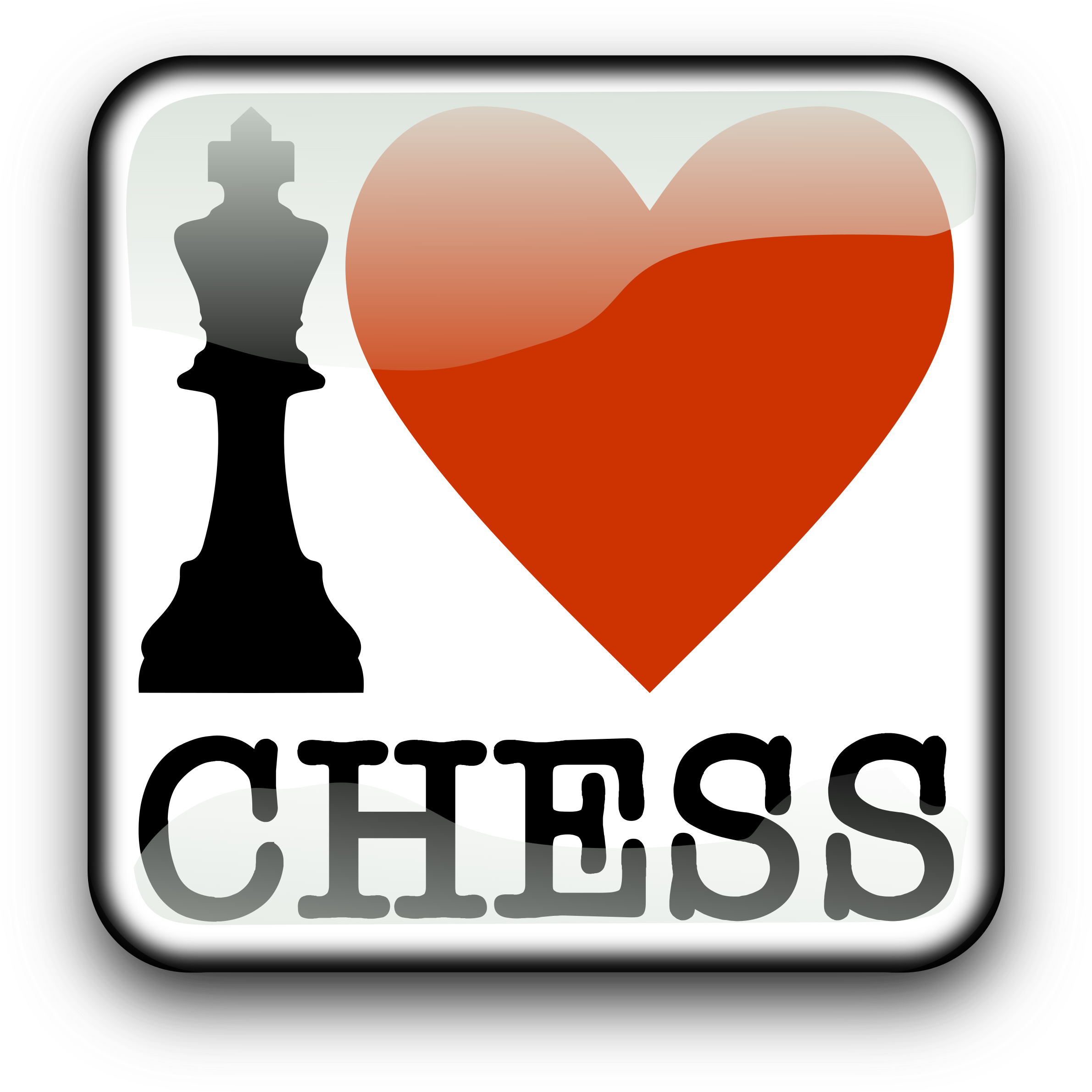I Chess Vector Image Free Stock Photo - Heart Clipart (2400x2400), Png Download