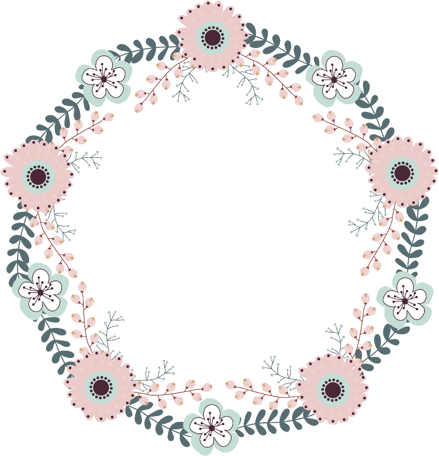 #flowers #autumn #love #vector #frames #水中镜像 - Bracelet Clipart (1024x1024), Png Download