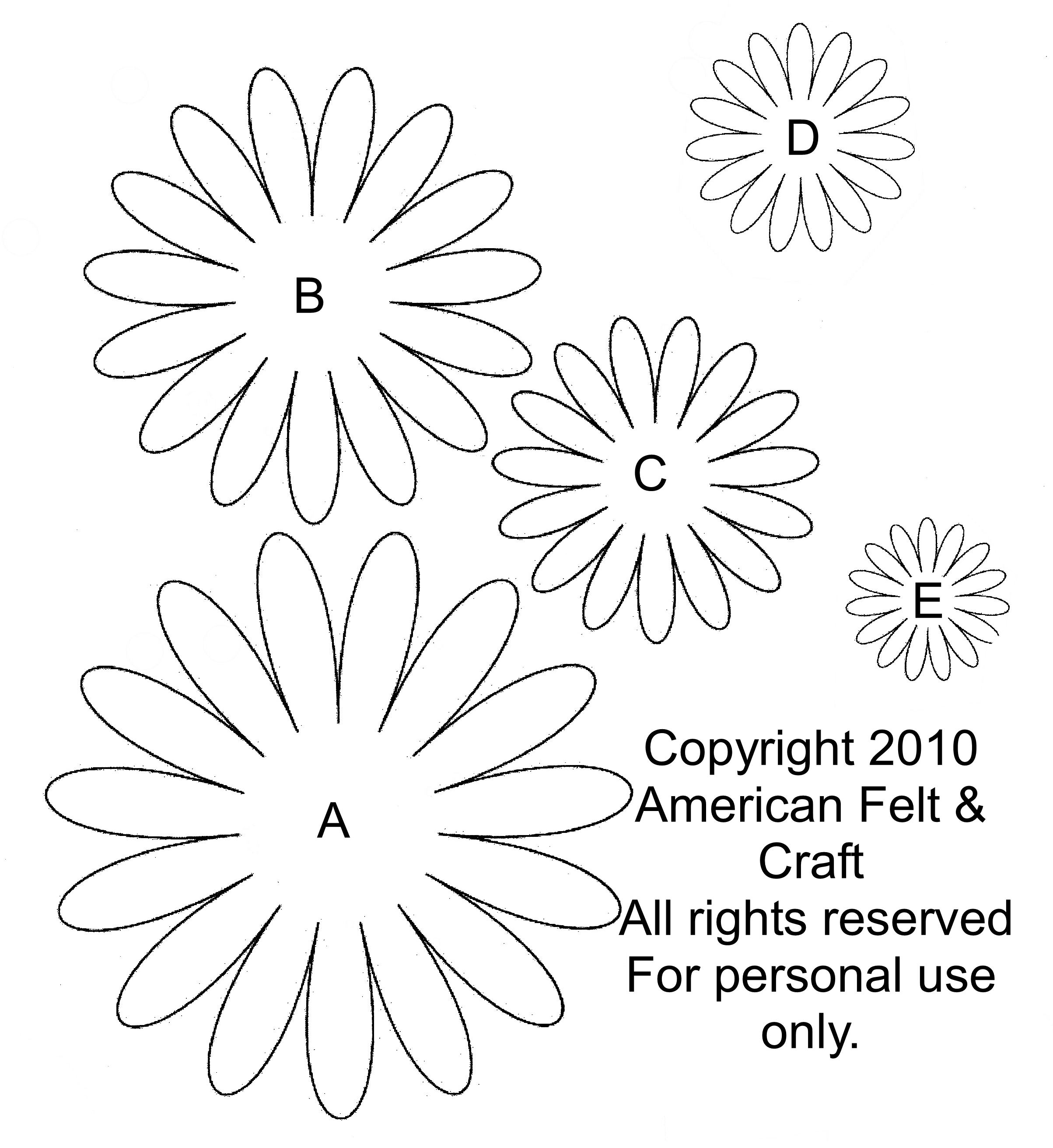 Resultado De Imagen Para Moldes De Petalos De Daisies - Moldes De Flores Gerbera Clipart (2406x2676), Png Download