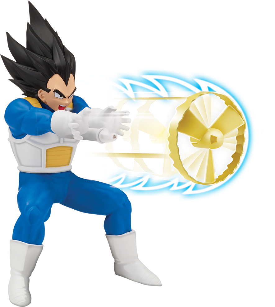 Figuras Kamehameha Dragon Ball Super - Dragon Ball Vegeta Attack Clipart (1000x1000), Png Download