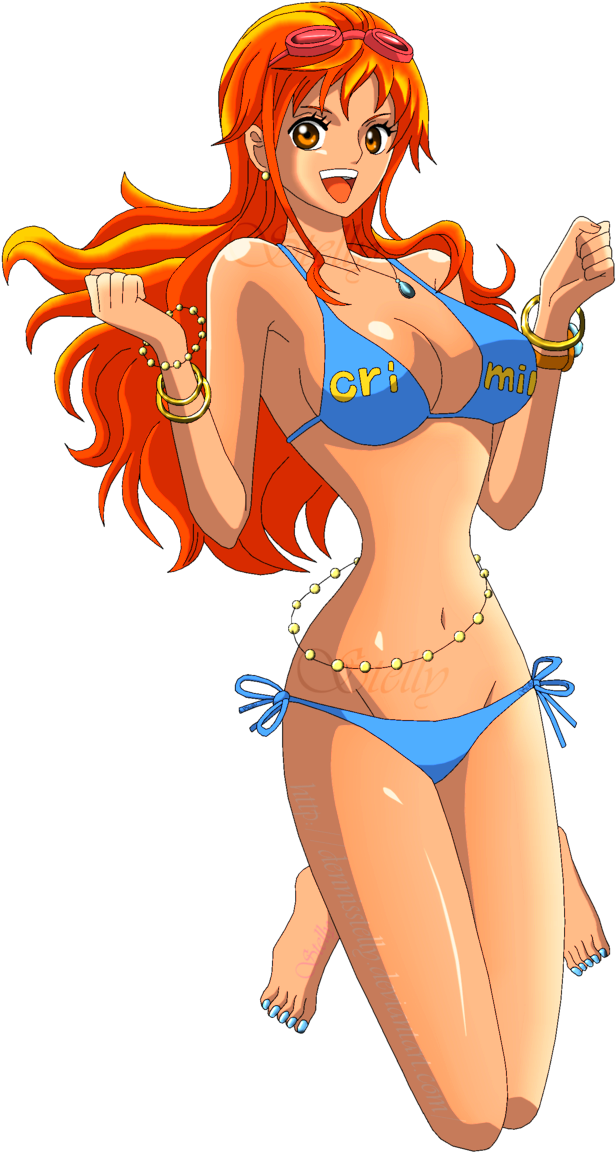 Sexy Nami In Bikini By Alexiscabo1-d91oma9 - Nico Robin Nami One Piece Pn.....