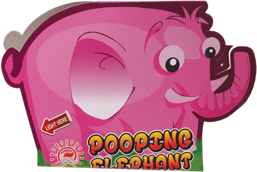 Pink Elephant - Cartoon Clipart (600x600), Png Download