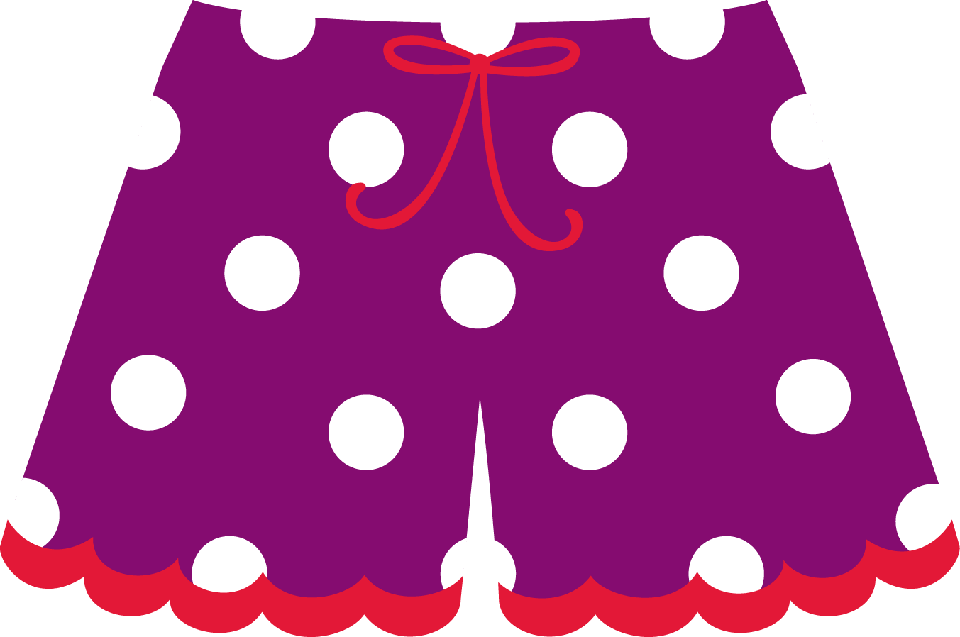 Svg Black And White Stock Costura E Roupas Pants Shorts - Polka Dot Shorts Clipart - Png Download (1353x898), Png Download