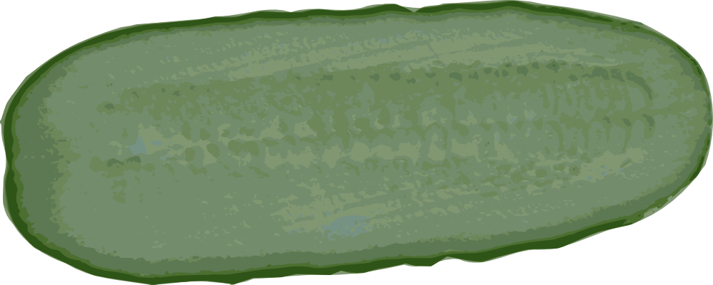Fresh Cucumber Slice Art 999px 162 - Grass Clipart (999x400), Png Download