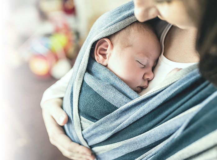 Mother And Newborn - Breastfeeding Clipart (698x515), Png Download