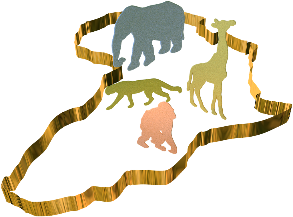 Africa Continent Wilderness - Illustration Clipart (1280x806), Png Download