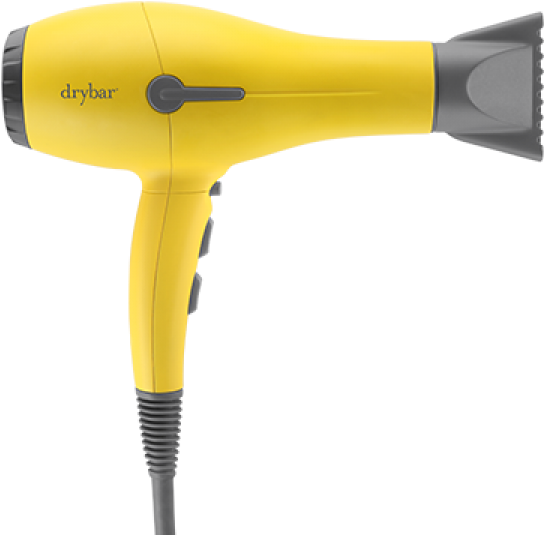 Drybar Buttercup Blow-dryer - Drybar Blow Dryer Clipart (600x872), Png Download
