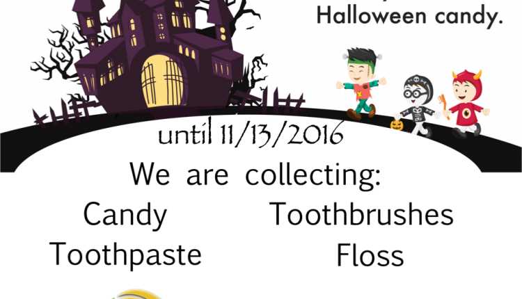 Halloween Candy Donation Flyer Clipart (750x430), Png Download