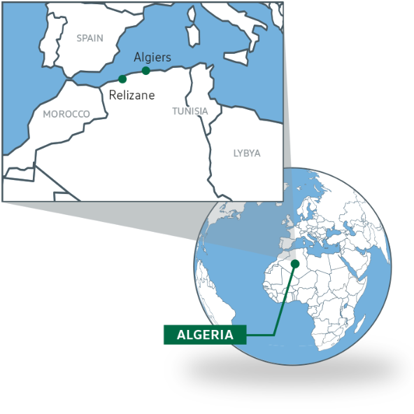 Algeria Is The Largest Country On The African Continent - World Map Clipart (600x600), Png Download