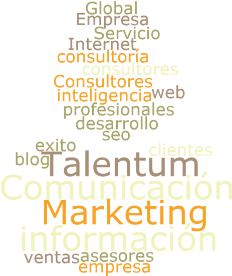 Mosaico De Palabras Para Talentum Consultoría Empresarial - Marketing Store Clipart (620x620), Png Download
