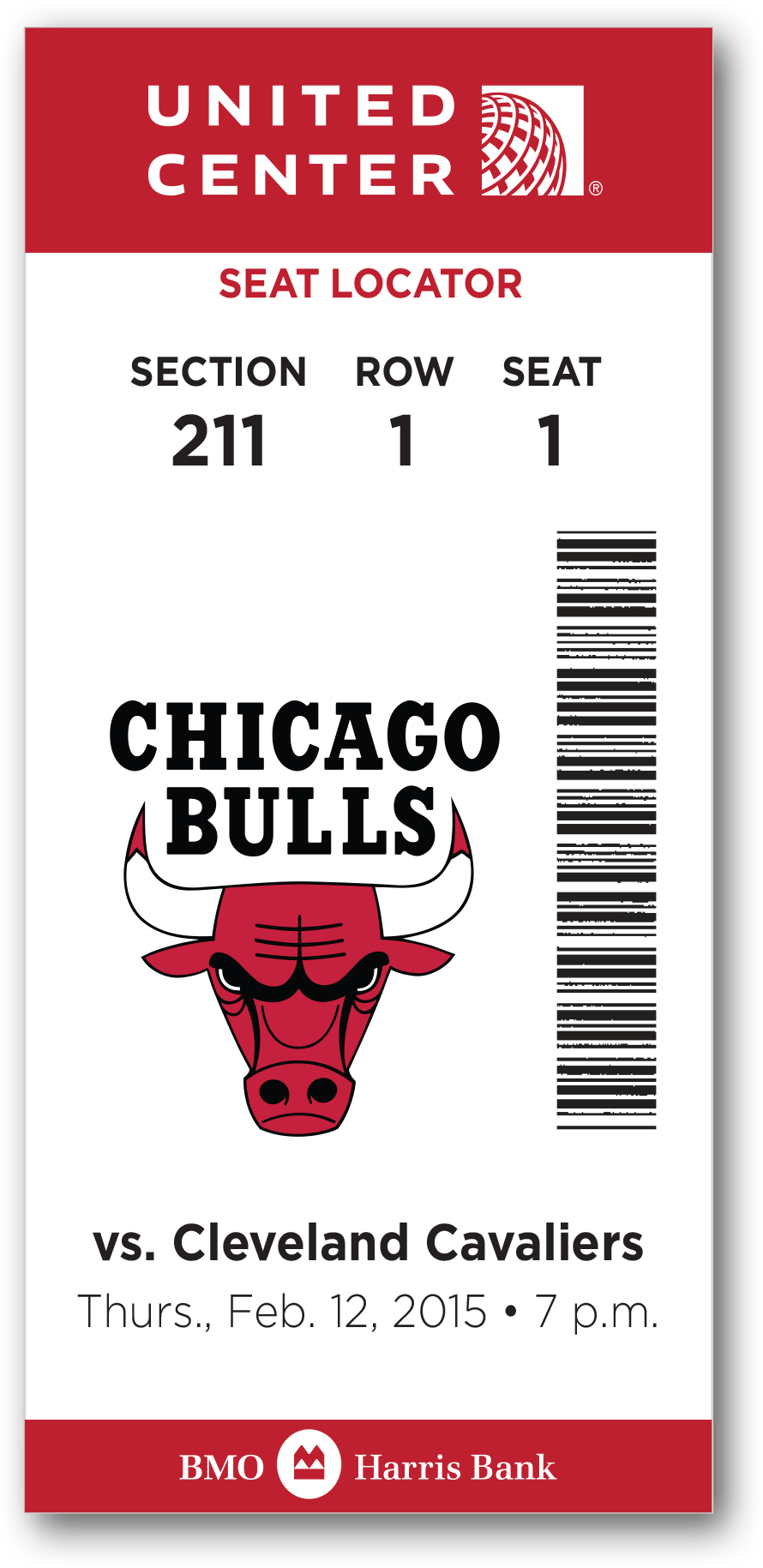 Tickets To Bulls Game Chicago Bulls Ticket Clipart Large Size Png