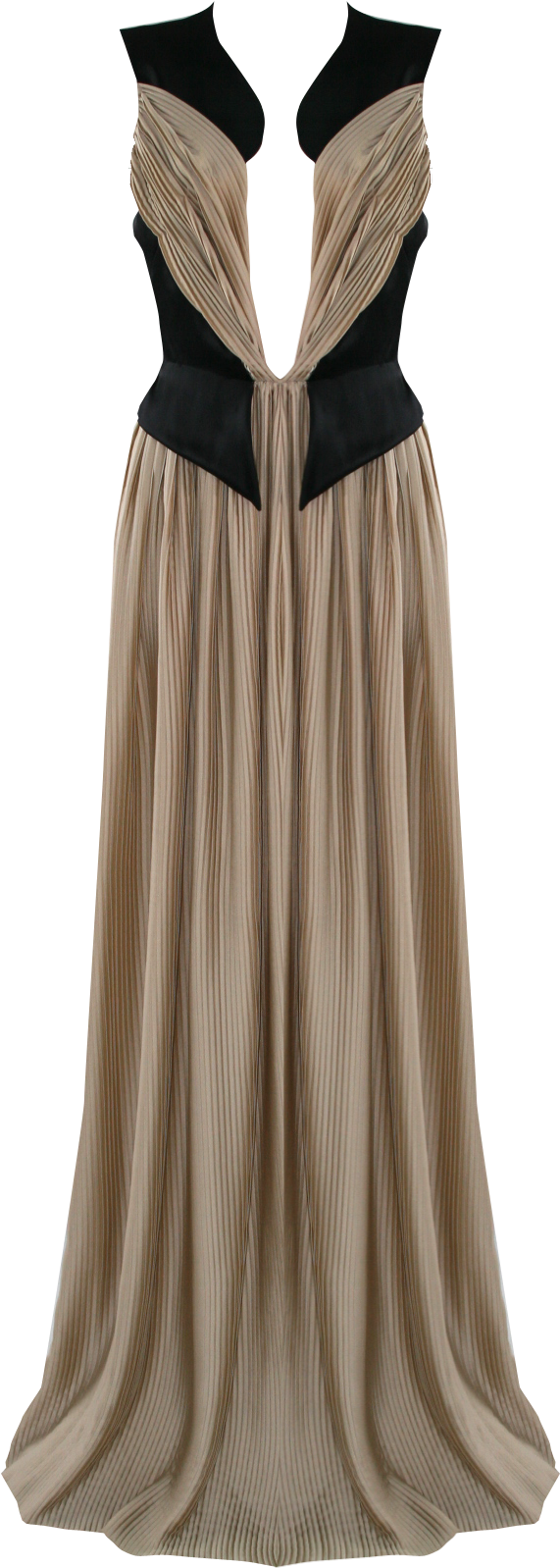 Vestidos Largos Png - Gown Clipart (676x1704), Png Download