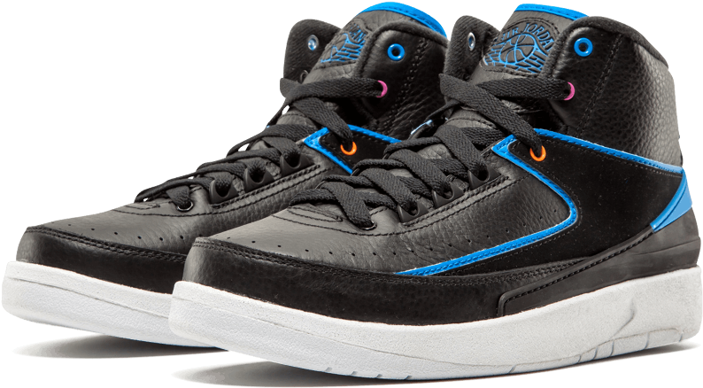 Nike Jordan Kids Air Jordan 2 Retro Bg Basketball Shoe - Sneakers Clipart (1000x600), Png Download