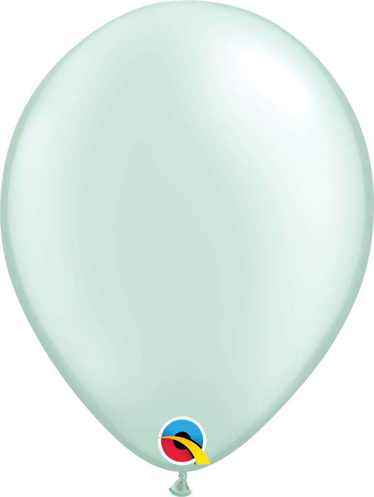 11" Pastel Mint Green Latex Balloon - Qualatex Clipart (772x1024), Png Download