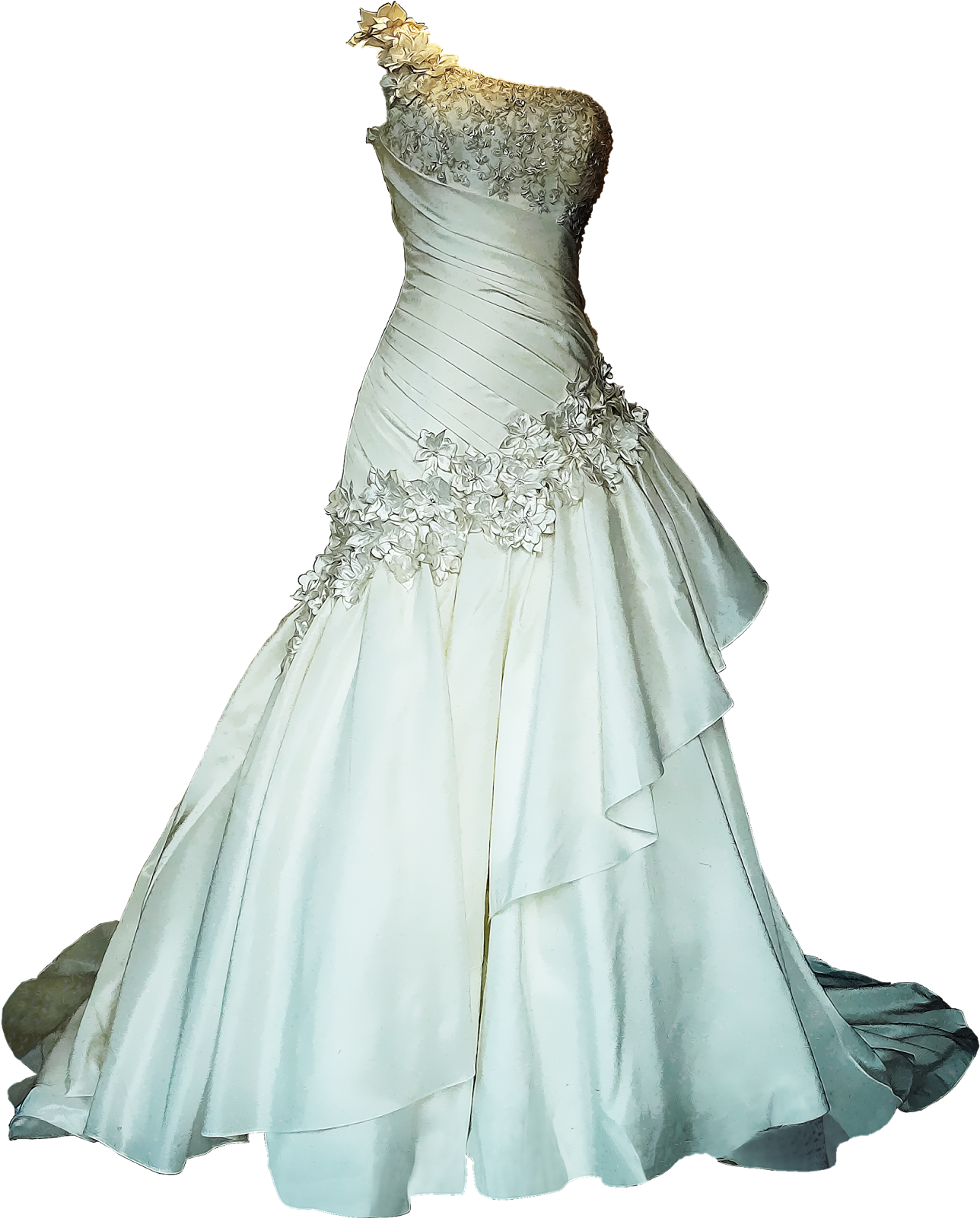 Gown Clipart (1342x1600), Png Download