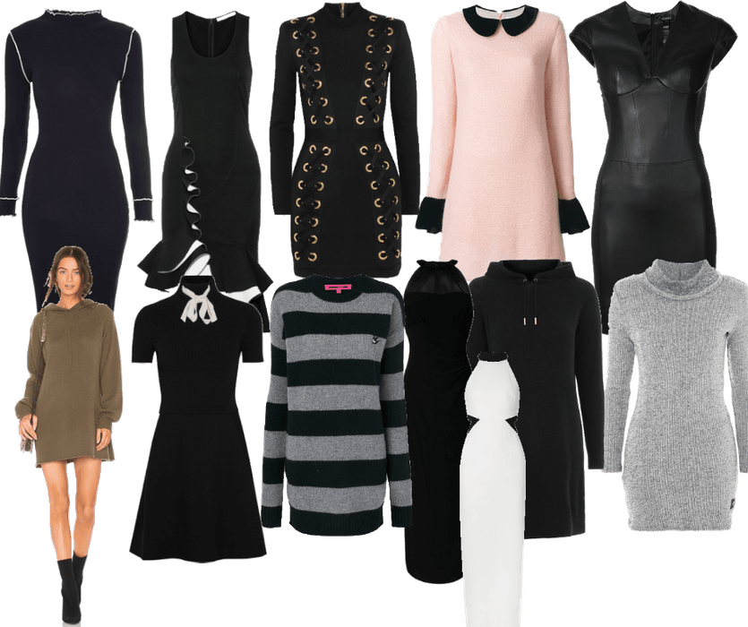 Vestidos Que A Lauren Gosta E Usaria - Little Black Dress Clipart (835x700), Png Download